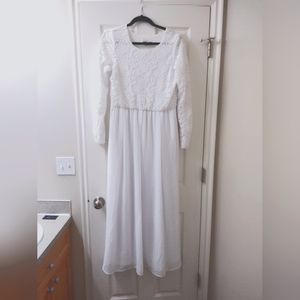 White Jody Wedding Dress Size 8